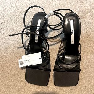 Zara strappy sandal (heels)